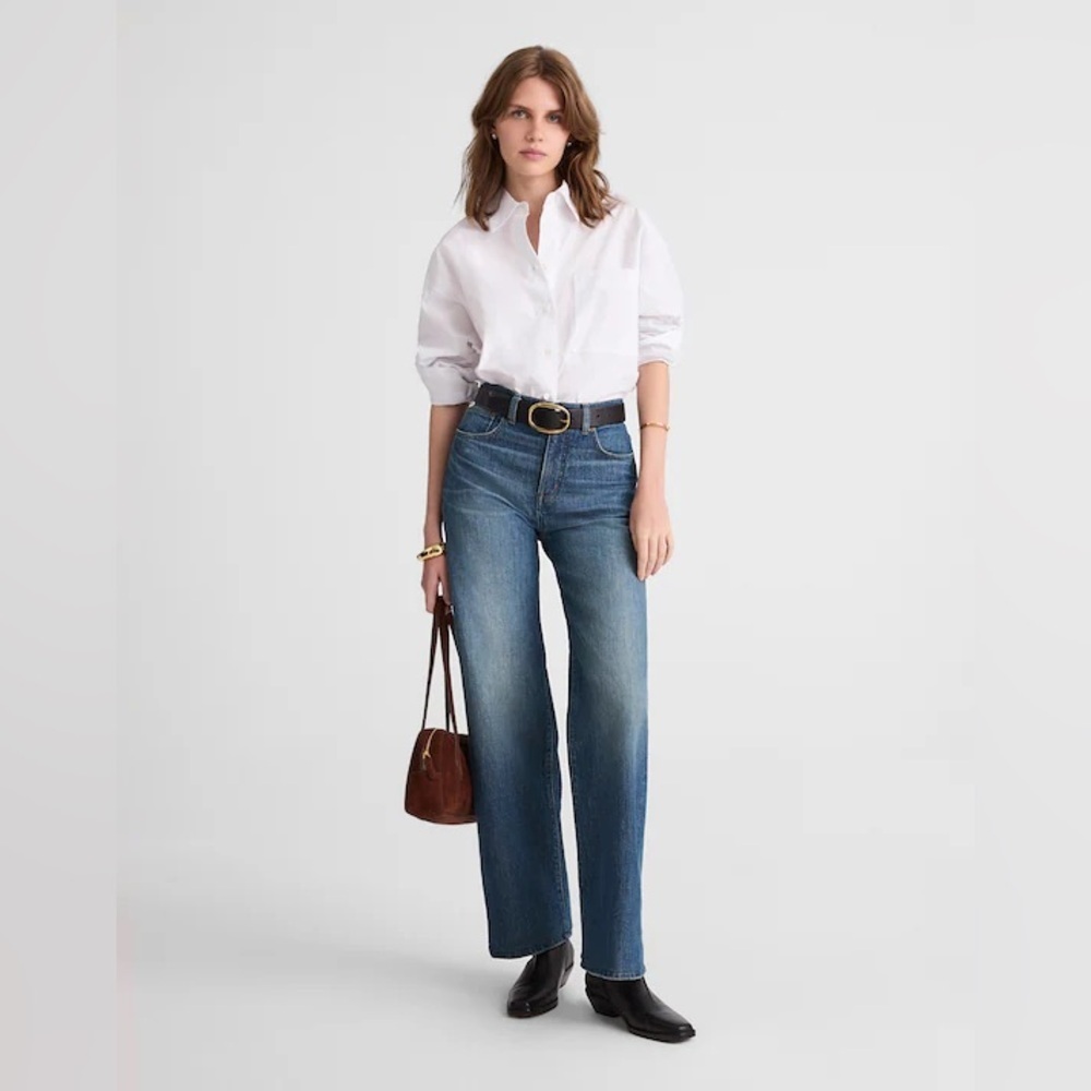 Madewell Harvey Wash The Perfect Vintage Wide-Leg Jean